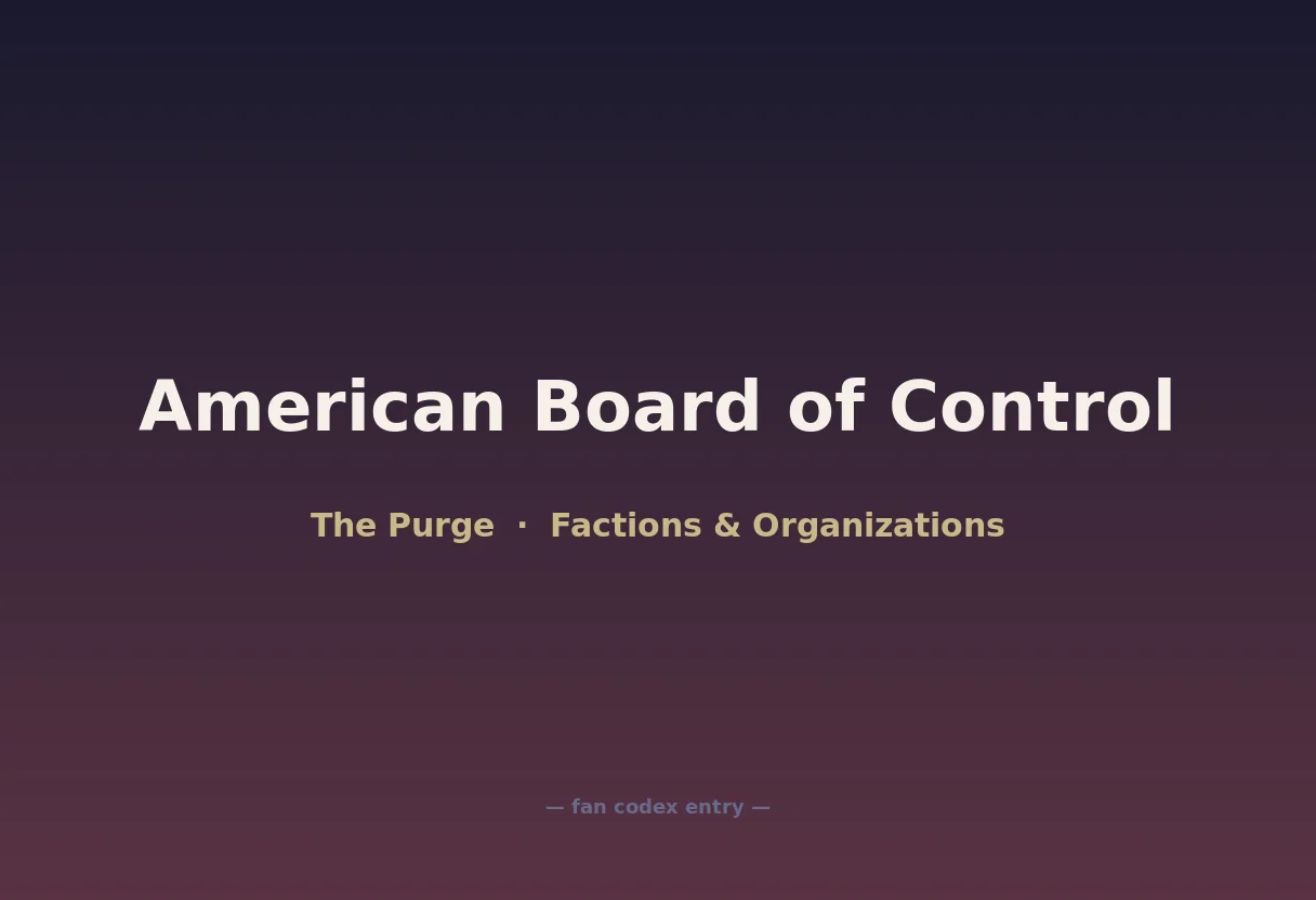 American Board of Control
