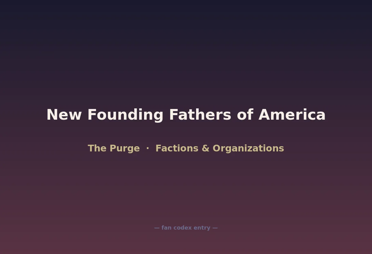 New Founding Fathers of America