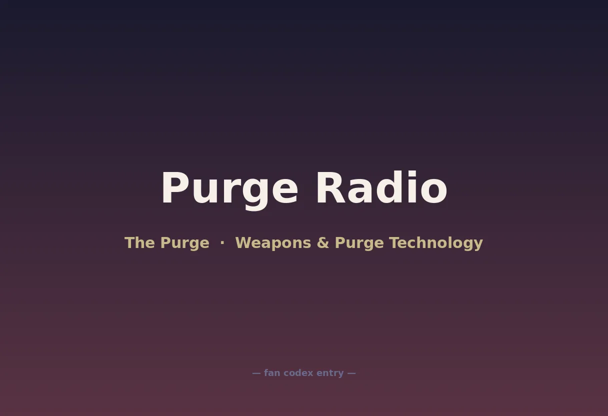 Purge Radio