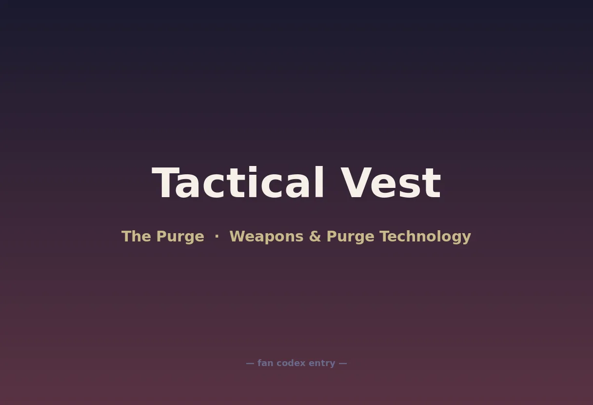 Tactical Vest