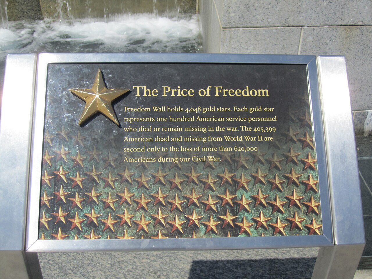 The Price of Freedom